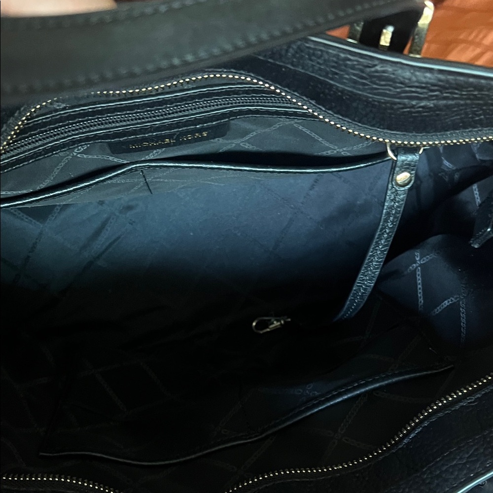 Michael Kors Black Pebbled Leather Tote - Picture 9 of 9